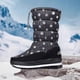 thumbnail image 4 of Botas Térmica en Espeso Mediana Calificación Lluvia Invierno Mujeres Nieve Calientes Forradas Impermeables para Trepando Rojo, 4 of 9