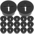 thumbnail image 3 of 12pcs Round Rubber Grommets for Desktop Wire Protection and Hole Covering, 3 of 8