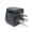 Black, variant on Seven Star Universal Travel Plug Adapters For USA Multi Pack (1 Pack, Universal to USA Grounded, Type B)