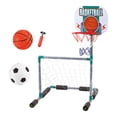 thumbnail image 2 of Aro de baloncesto para piscina con bolas, flotador de fútbol para piscina, juguetes para exteriores, aro de baloncesto acuático, juguetes de piscina, 2 of 8