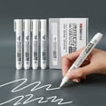 thumbnail image 1 of LNGOOR 3pcs White Marker Pen Alcohol Paint Oily Waterproof Tire Painting Graffiti Pens Permanent Gel Pen For Fabric Wood Leather Marker, 1 of 6