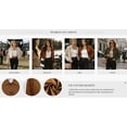 thumbnail image 6 of PRETTYGARDEN Women's Faux Suede Cropped Jacket Casual Fall Fashion Button Down Winter Coats Outerwear Trendy Clothes, 6 of 9