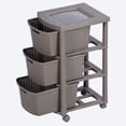 thumbnail image 2 of Cajonero Apariencia Rattan 3 Gavetas Altas Con 4 Ruedas RIMAX Rattan 3 gavetas, 2 of 4