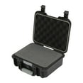 thumbnail image 2 of DYNWAVECA Tool Box Waterproof Hard Case with Sponge Universal Storage Box Protective for Microphone Testing Equipment Tools Electronics Black, 2 of 10