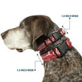 thumbnail image 2 of The Coca-Cola Company Pet Collar, Dog Collar Plastic Buckle, Vintage Coca Cola Coke Icons and Ad Logos Red White, 9.5 to 13 Inches 1.0 Inch Wide, 2 of 8