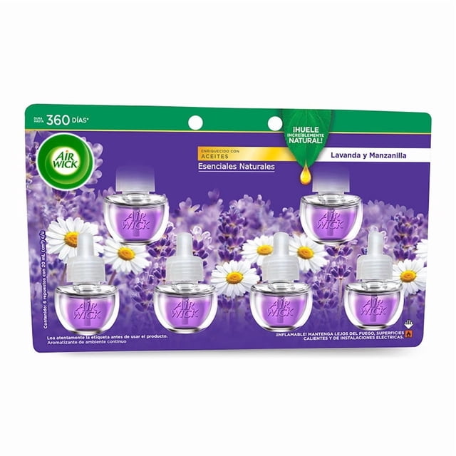 Air Wick® Líquido Eléctrico 6pk Lavanda y Manzanilla 20 mL c/u
