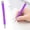 Purple, variant on KUMHONW 1 Pack Slim Ballpoint Pens Bulk Retractable Metal Ballpoint Pens Set Writing Gift for Teacher Office Business s Office Wedding Supplies,Metallic Black Ink,1 mm(Classic Green)