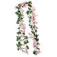 thumbnail image 4 of deevoka Artificial Decorative Fake Plant Vine 180cm Green Leaves Garland for Pink, 4 of 9