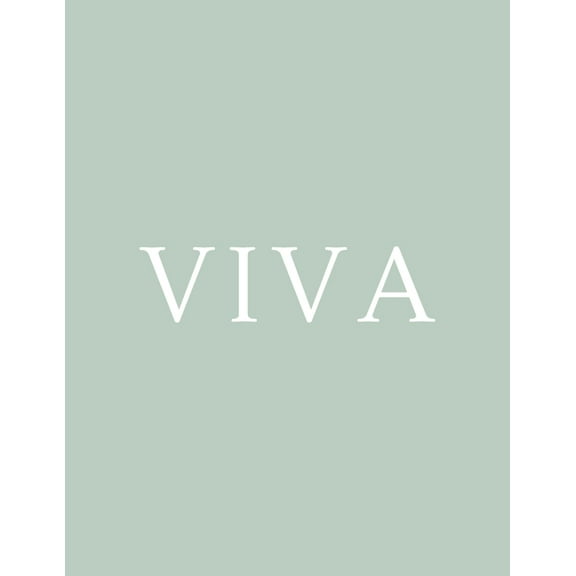 Viva: A Decorative Book - Perfect for Coffee Tables, Bookshelves, Interior Design & Home Staging (Paperback) by Decora Book Co
