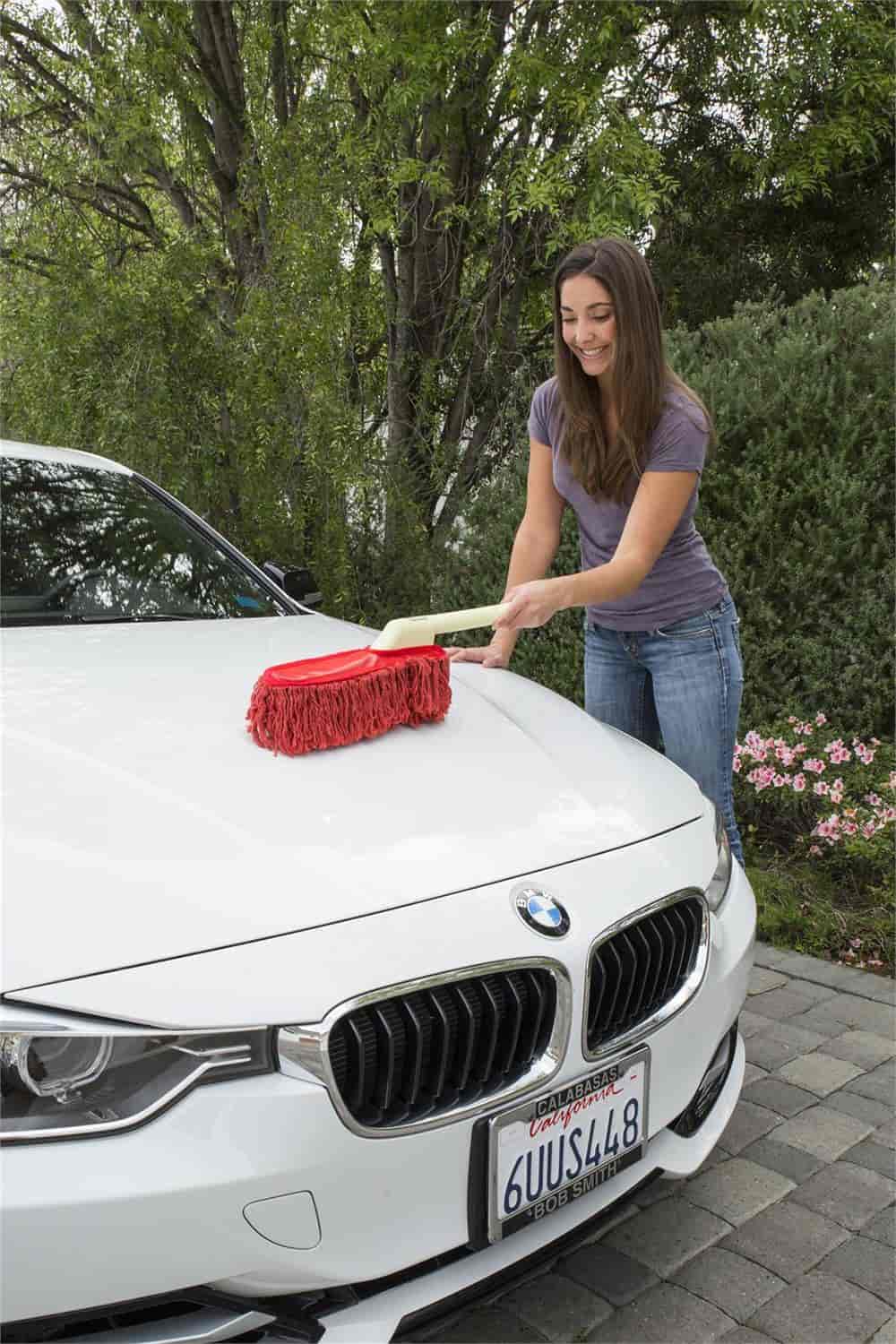 California Car Duster with Plastic Handle and Wax Treated Cotton Mop Removes Auto Dust Scratch Free (Colors May Vary) - image 3 of 4