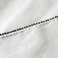 thumbnail image 6 of (4 pack) Thyme & Table 84" Rectangle Tablecloth, Ivory with Black Pom Pom Trim, 6 of 6