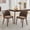 Brown, variant on TEQIN Dining Chairs Set of 2,Linen Upholstered and Wood Legs,Modern Room Dining Chairs,Thick Cushions Seat,Easy Assembly for Dining Room Living Room Bedroom Kitchen