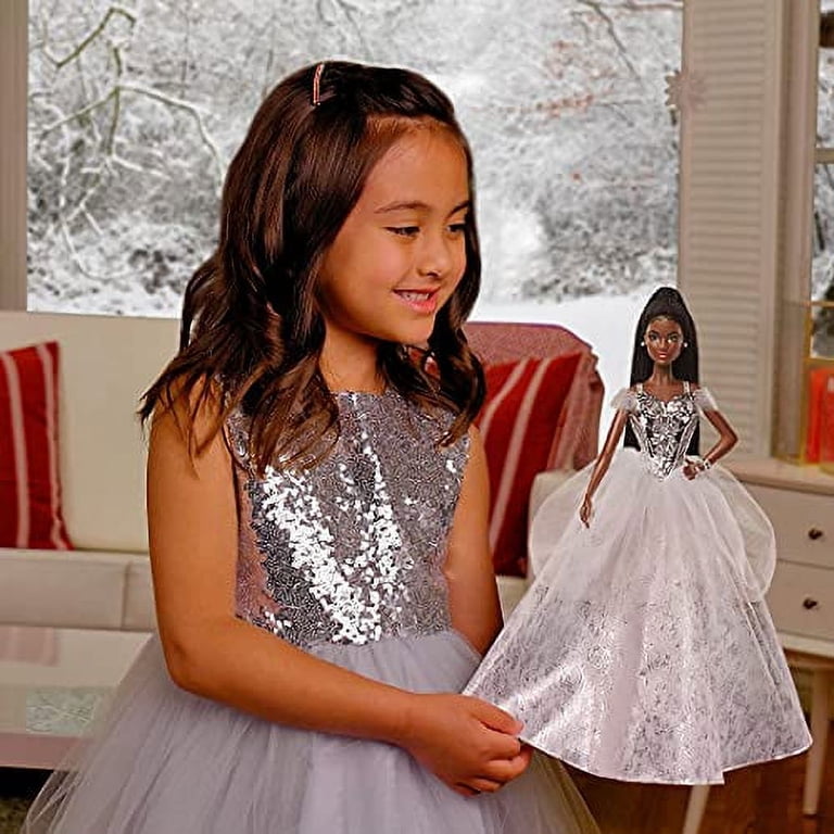 holiday barbie silver dress 2025 Holiday Barbie Doll 4 – Mattel Creations Australia main image 1