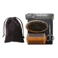 thumbnail image 5 of KAIYANG Juego de 5 peines para barba Revolution Beard Comb & Beard Brush Set para hombres: cepillo de cerdas de jabalí naturales, 5 of 5