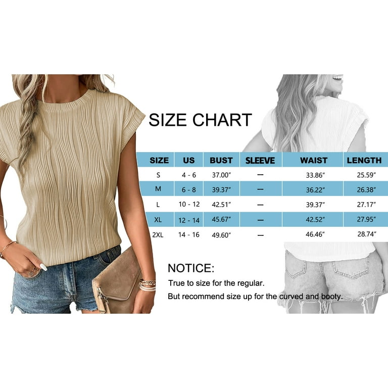 MOSHU Textured Chic Womens Tops, Basic Tee Shirts Cap Sleeve MOSHU Textured Chic Womens Tops, Basic Tee Shirts Cap Sleeve