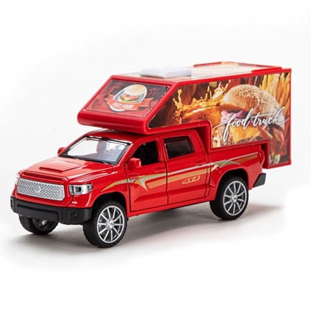 1: 32 alloy pickup truck, commercial vehicle model, children's toy, car ornament, rebound car model, boys' toy