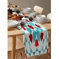 thumbnail image 6 of Boanket Boho Geometric Table Runner - 72 Inch Long, Kitchen Dining Table Runner Dresser Scarves, Turquoise Red Ethnic Tribal Abstract Pattern Farmhouse Decor for Coffee Tables Wedding Party Banquet, 6 of 8