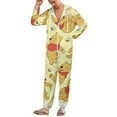 thumbnail image 2 of Winnie The Pooh Women Men Pajamas Zipper Onesie Jumpsuit Hooded One Piece Sleepwear, 2 of 8