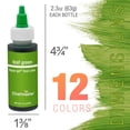 Chefmaster Liqua-Gel Food Coloring Set, 2.3 fl oz (12 Bottles), Kosher ...