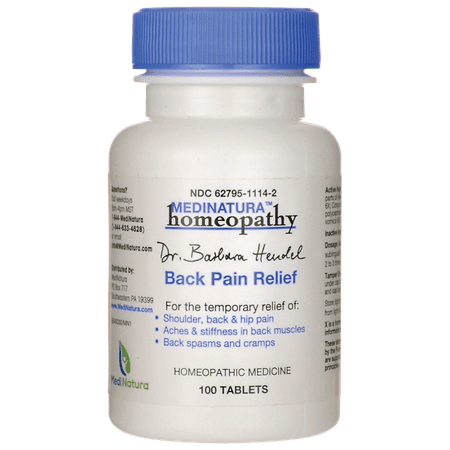 MediNatura Back Pain Relief 100 Tabs