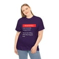 thumbnail image 4 of Warning I Am Currently Unsupervised Funny Sarcastic Joke Heavy Cotton Tee, 4 of 4