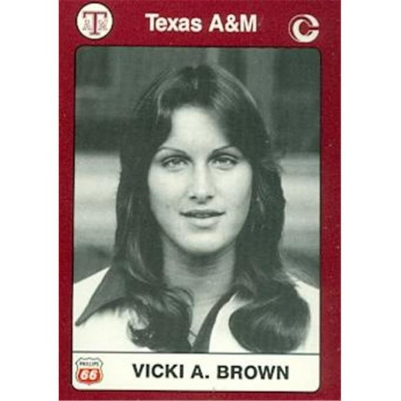 Vicki A. Brown Trading Card (Texas A&M) 1991 Collegiate Collection No.96 Swimmer