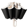 thumbnail image 4 of plegable automático, sombrillas fuertes de 8 costillas, sombrillas de lluvia para playa al aire libre , Biege, 4 of 8