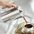 thumbnail image 2 of Lubelski 800ML/350ML/1000ML Coffee Press Pot Easy to Clean Stainless Steel Coffee Maker Portable for Home Kitchen, 2 of 7
