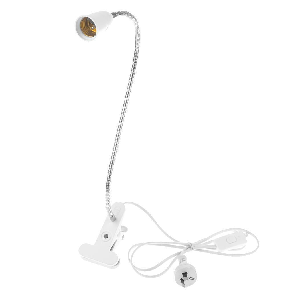 LED Clamp Desk Lamp E27 Light Lamp Holder Socket Table Lamp AU Plug