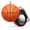 Basket, variant on AirTag Case Cover, Ball Series Case Compatible with Apple AirTag, Drop Protection Keychain (Track Keys, Backpacks, Purses, Dogs, Kids) Tracking Device Not Included [Soccer]