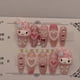 thumbnail image 2 of Muñeco de dibujos animados Sanrioed My Melody Hello Kitty, Parche de uñas tridimensional hecho a mano, juguete de Anime para niñas, regalo de juguetes, nuevo, 2 of 4