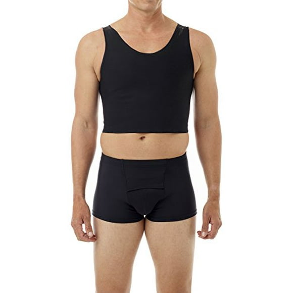 Underworks FTM Extreme Tri-Top Chest Binder Top 983 - Black Small