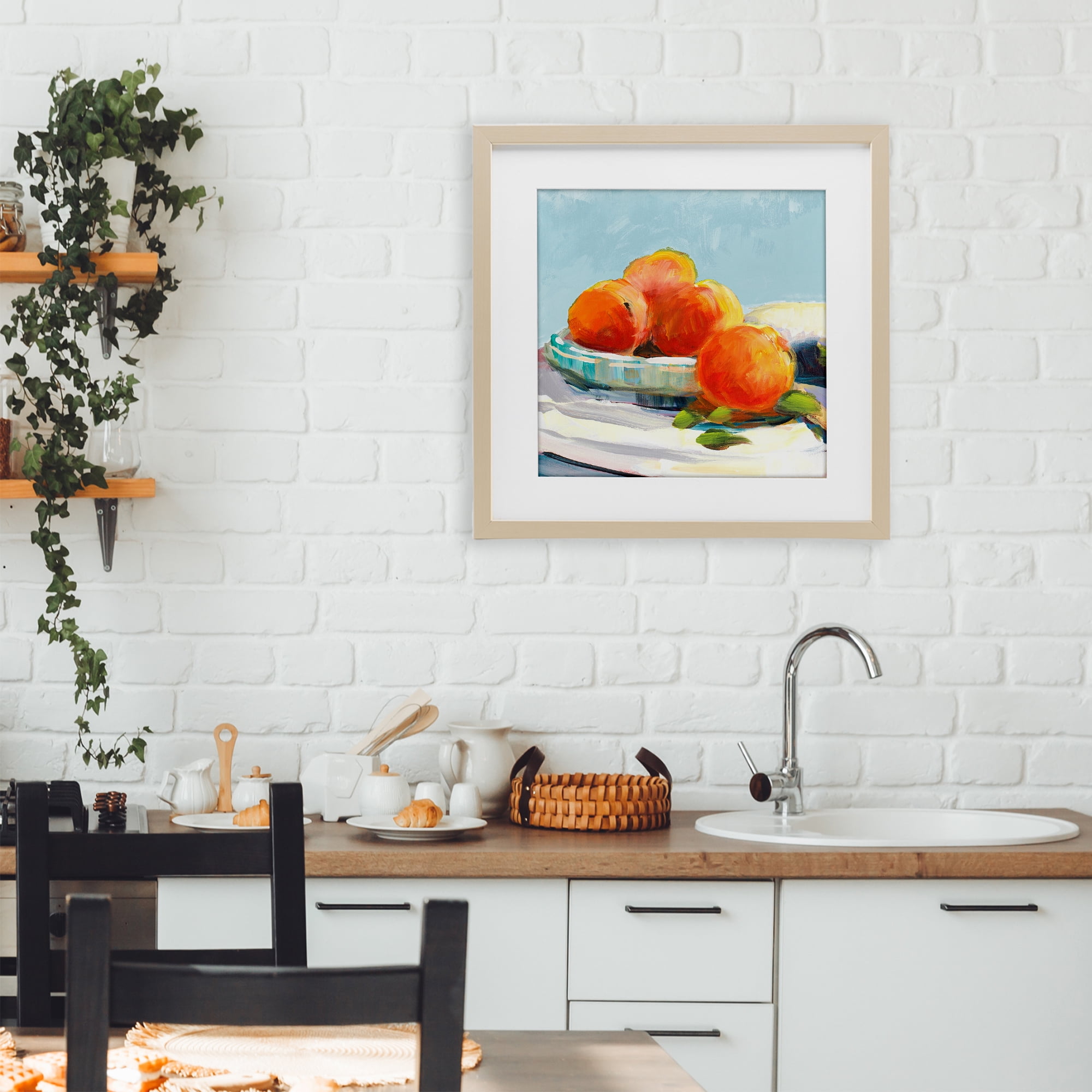 Stupell Industries Citrus Plantation Still Life Birch Framed Print Under Glass, design by Jane Slivka