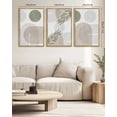 thumbnail image 3 of Drsoum Large 24x36in3pcs Natural Framed Boho Botanical Wall Art Modern Abstract Decor Bohemian Line Wall Painting for Living Room Bedroom, 3 of 9