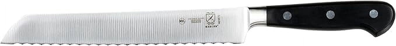 Mercer Culinary Renaissance 5-Piece Magnetic Board Steel Knife Set, Acacia