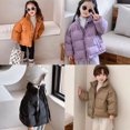 thumbnail image 5 of Esaierr Boys Girls down Puffer Jacket for Kids Baby ，Toddler Autumn Winter down Coat Thick Warm Outwear Short Standing Collar Casual Kid Cotton Snowsuit Jacket for 2-8Y, 5 of 7