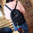 thumbnail image 4 of Toimothcn Woman Mini Simple Corduroy Backpacks Campus Style Simple Solid Color Leisure Schoolbags, 4 of 9