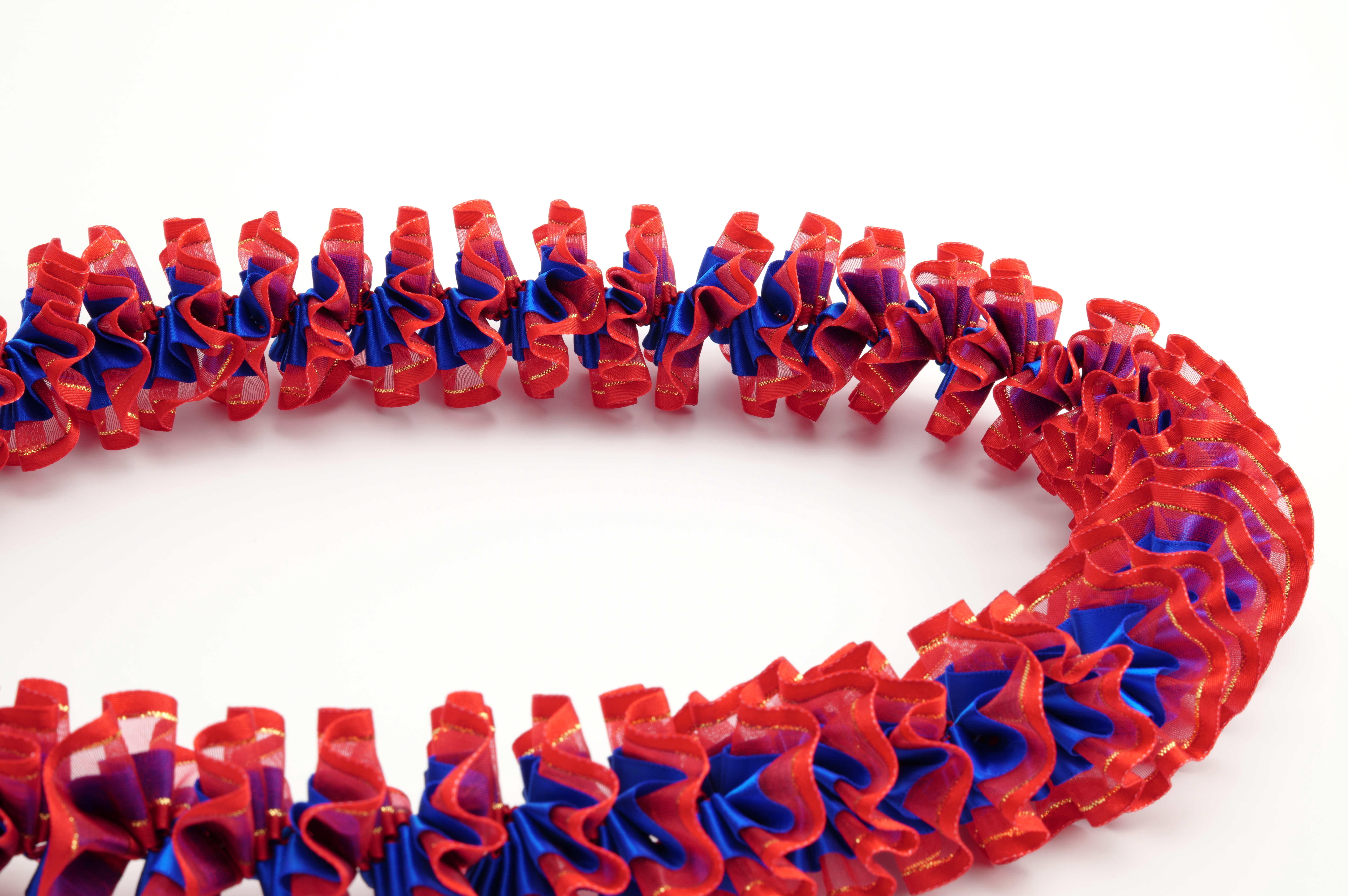 Maxport Corporation Ribbon Lei Royal Blue/red