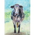 thumbnail image 2 of Dyer, Beverly 19x24 Gold Ornate Wood Framed with Double Matting Museum Art Print Titled - Mapleview Cow, 2 of 4