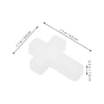 thumbnail image 3 of HAKIDZEL Epoxy Resin Jewelry Molds Silicone Cross Shape 5Pcs 1.6x1.2x0.4In, 3 of 6