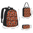 thumbnail image 2 of Disketp Owls And Boo Mochila Estampada de Gran Capacidad con Lonchera y Estuche, Set de 3 Piezas para Estudiantes, 2 of 7