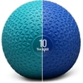 thumbnail image 4 of Yes4All Slam Ball, PVC Sand Filled Medicine Ball, 10-40lbs Weight Ball - Triangle Blue 40LBS, 4 of 7