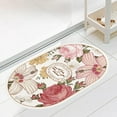 thumbnail image 2 of Ohufall Non Slip Shower Mat Washable Rugs Bathroom Decor Super Absorbent Quick Dry Rubber Backing Bath Rug For Bathtub Shower Room Front Bathroom Floor Mat, 2 of 8