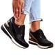 thumbnail image 1 of Basket Eva Glow, zapatillas de cuña de tacón alto para mujer, plataforma, zapatos informales con cordones para uso diario oso de fresa Electrónica, 1 of 4