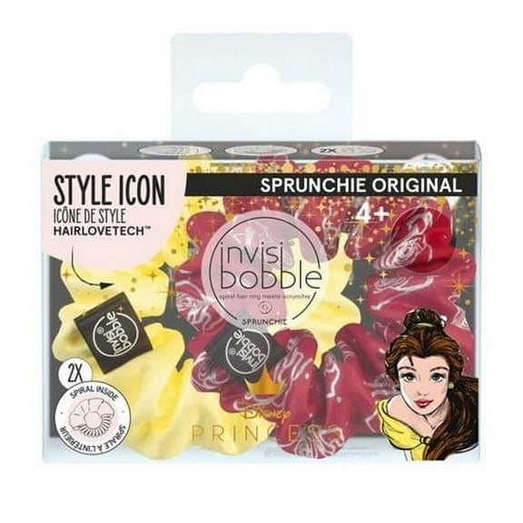 Invisibobble SPRUNCHIE MultiPack 2pc Disney Princess Belle