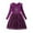 1-Purple192, variant on Byoo Toddler Girls Dress Valentine Snowflake Printed Long-Sleeve Party Tulle Sparkly Princess Dress for Children Soft Holiday Dress