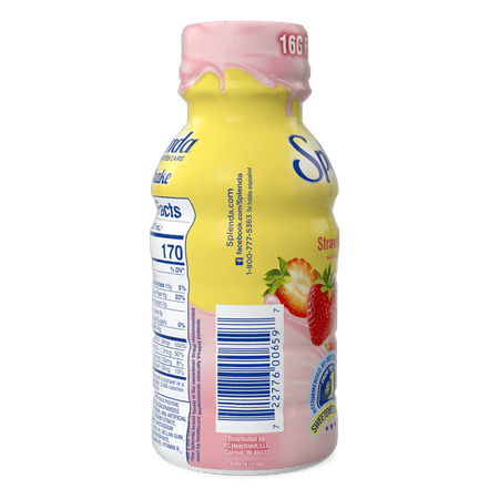 Splenda Diabetes Care Shake, to Help Manage Blood Sugar, 8oz Strawberry Cream 6ct