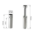 thumbnail image 1 of Adjustable Computer Case Graphics Card Holder Aluminum Magnetic 3070 Video Card RTX4090 GPU Support 27-120mm Scalable Bracket Silver M, 1 of 6