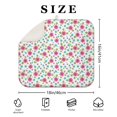 thumbnail image 4 of Pioneer Flower Floral Print Pattern Kitchen Dish Drying Mat 1 Pack, Ultra Absorbent Microfiber Drainer Mat, 16"x18", 4 of 6