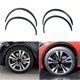 thumbnail image 2 of 4Pcs Car Fender Carbon Fiber Car Wheel Eyebrow Arch Trim Universal Lips Strip Fender Flare Protector, 2 of 5